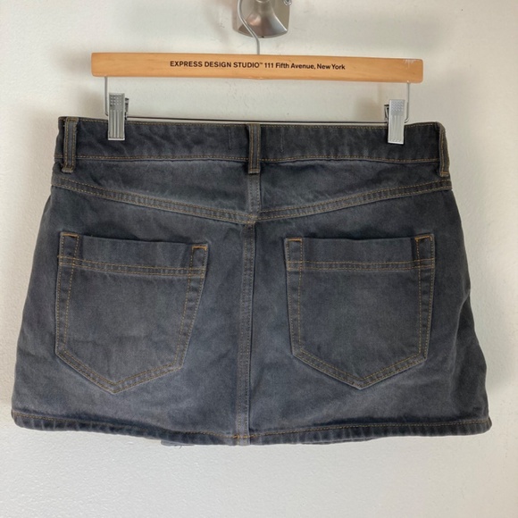 We the Free, Free People Women’s asymmetrical mini denim skirt - Picture 3 of 7